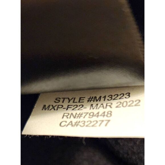 Marmot Fleece Full Zip Jacket womens large Zip pocket embroidered Polyester blk - Picture 8 of 8